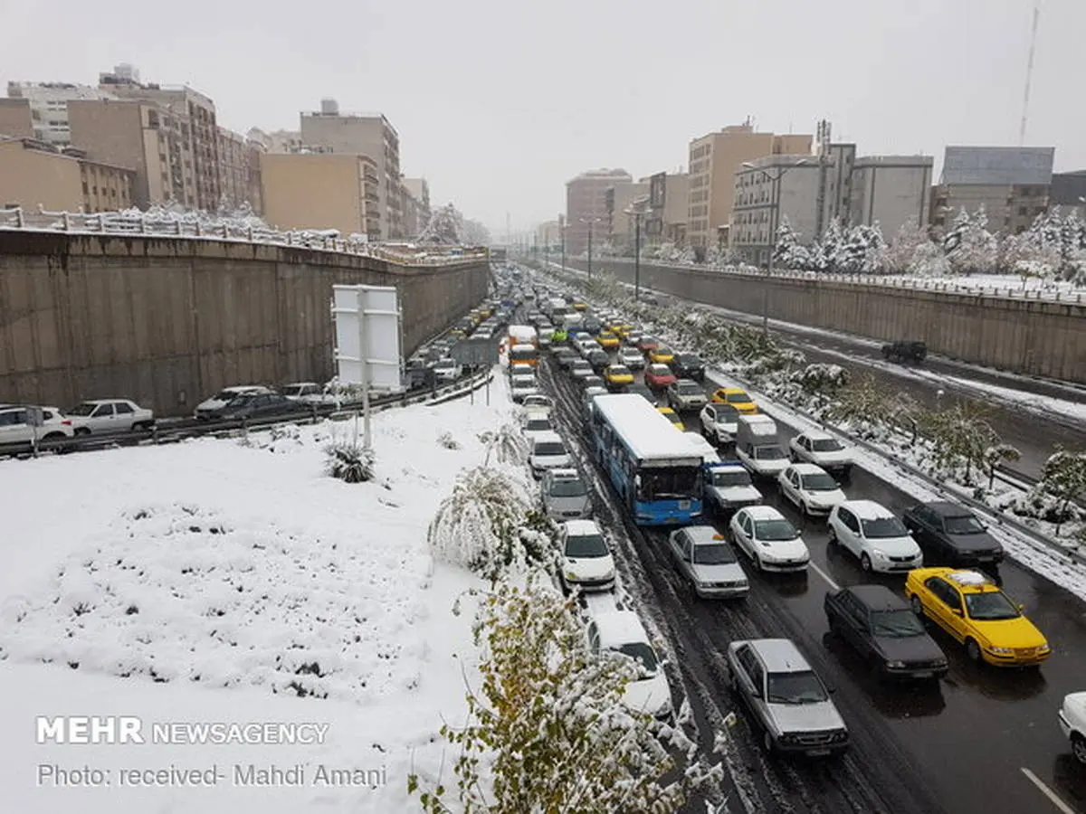 ترافیک در آزادراه قزوین-کرج