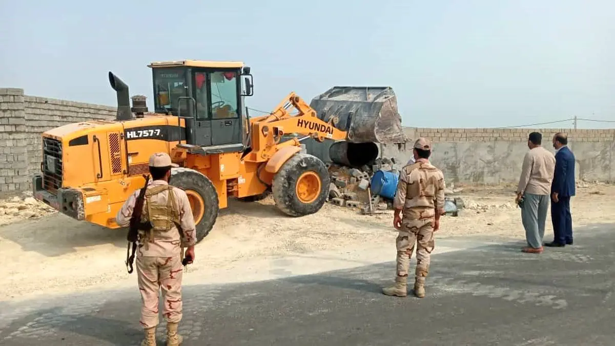 120 مترمربع اراضی ملی در روستای گوری رفع تصرف شد

