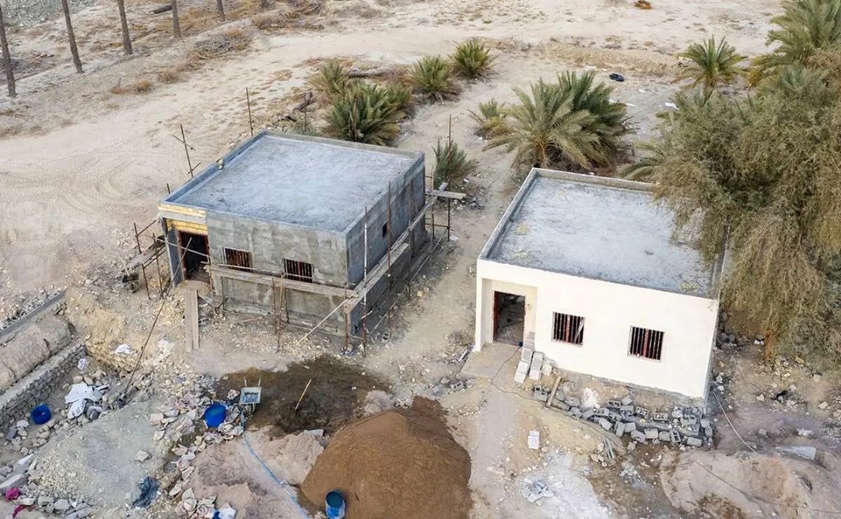 پیشرفت 90 درصدی ساخت واحدهای مسکونی مناطق زلزله‌زده هرمزگان توسط شرکت نفت ستاره خلیج‌فارس