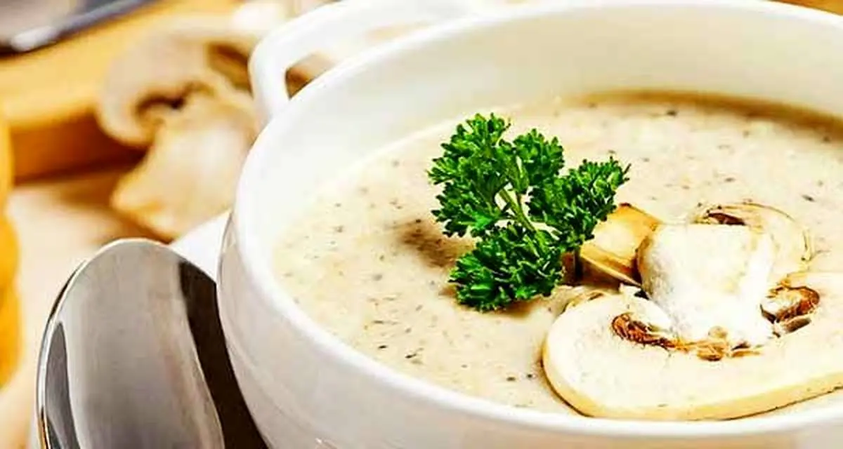 طرز تهیه سوپ شیر و قارچ یک پیش غذای سبک و دلچسب 