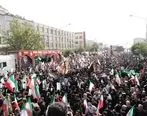 حضور وزیر اقتصاد در مراسم تشییع شهدای اقتدار ملی