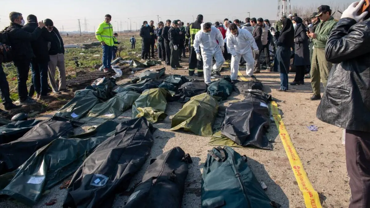 رده سنی جانباختگان حادثه هواپیمای اوکراینی

