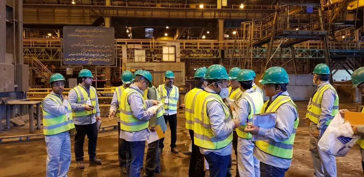 بازدید ارزیابان ارشد فولاد خوزستان از طرح های منتخب بخش های فعال در نظام مشارکت