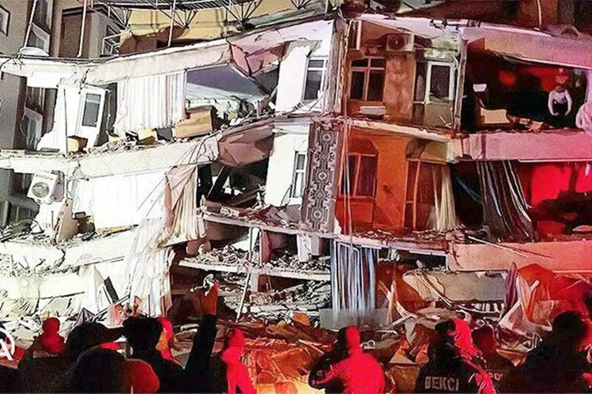 تصاویر آخرالزمانی از زلزله ترکیه | لیر ترکیه سقوط کرد