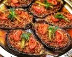 طرز درست کردن یک غذای خوشمزه شمالی | درست کردن یک بادمجان شکم گوجه خوشمزه