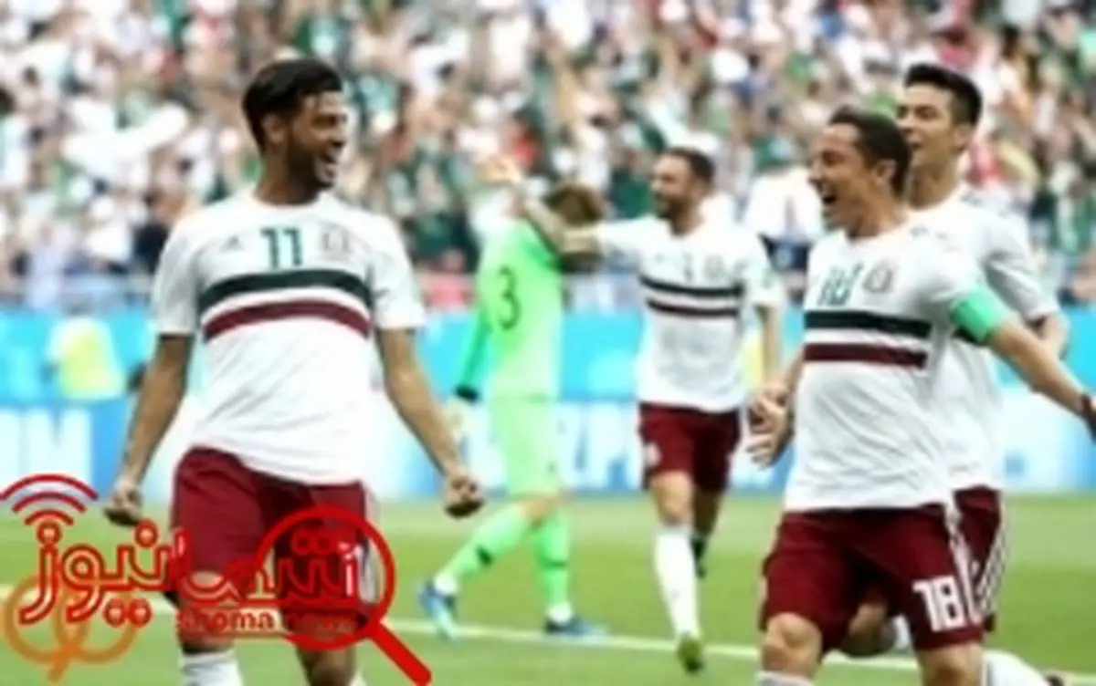 کره جنوبی ۱ - ۲ مکزیک؛ حذف دومین نماینده آسیا به دست آزتک ها