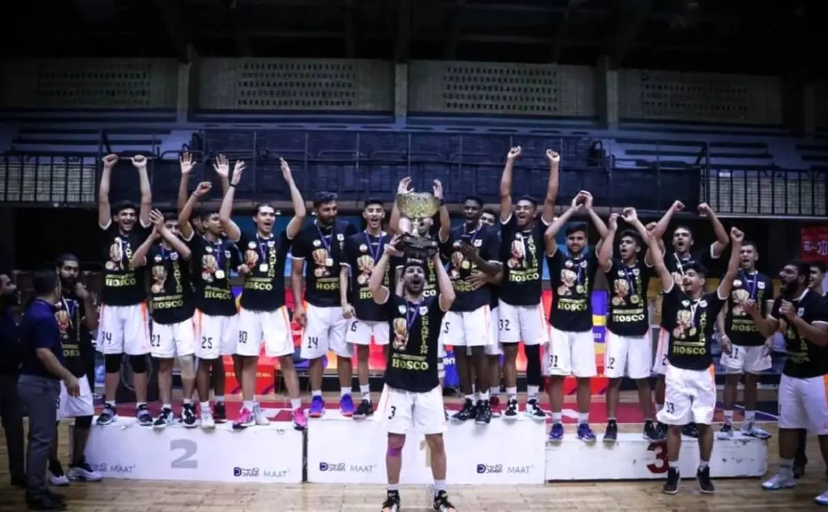 تیم بسکتبال فولاد هرمزگان موفق شد عنوان قهرمانی لیگ دسته دوم بسکتبال باشگاه های کشور را کسب کند