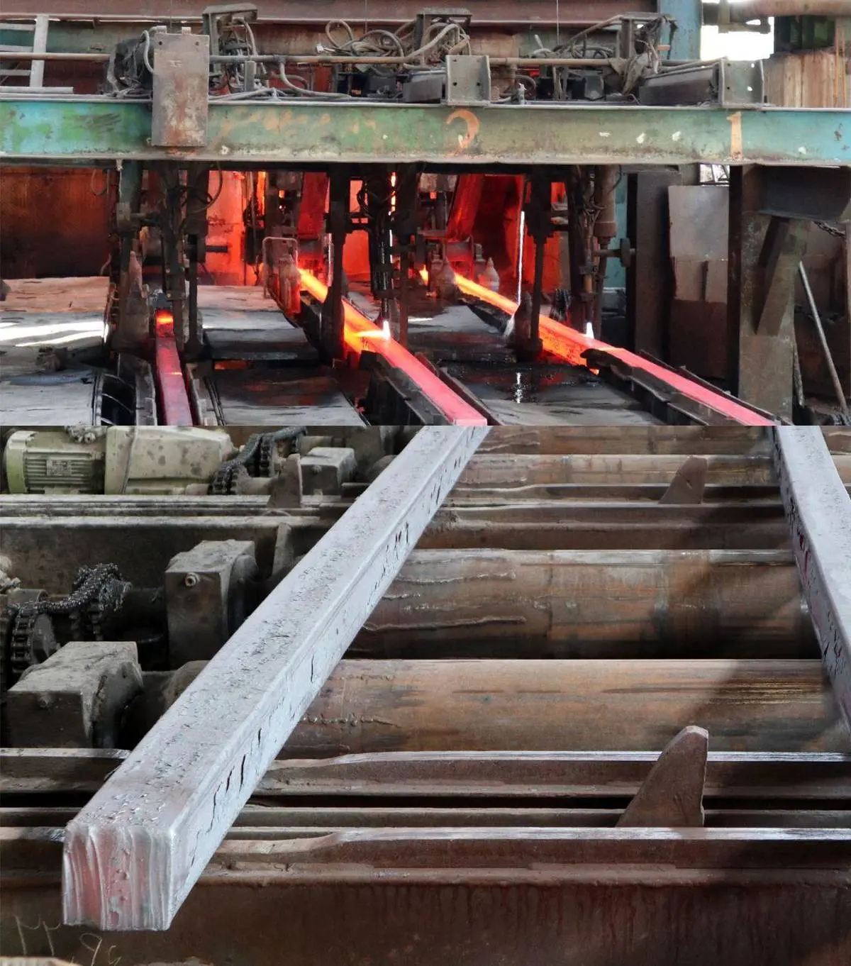 تولید شمش سایز 125 × 125 در مجتمع فولاد صنعت بناب