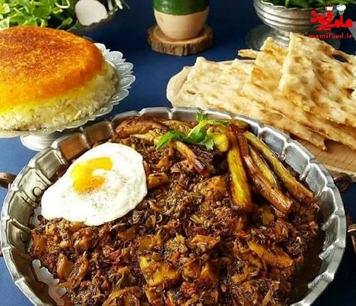 خوشمزه ترین غذای شمالی که تا به حال نخوردی | طرز تهیه خورش ملاقورمه به روش شمالی ها + فیلم 