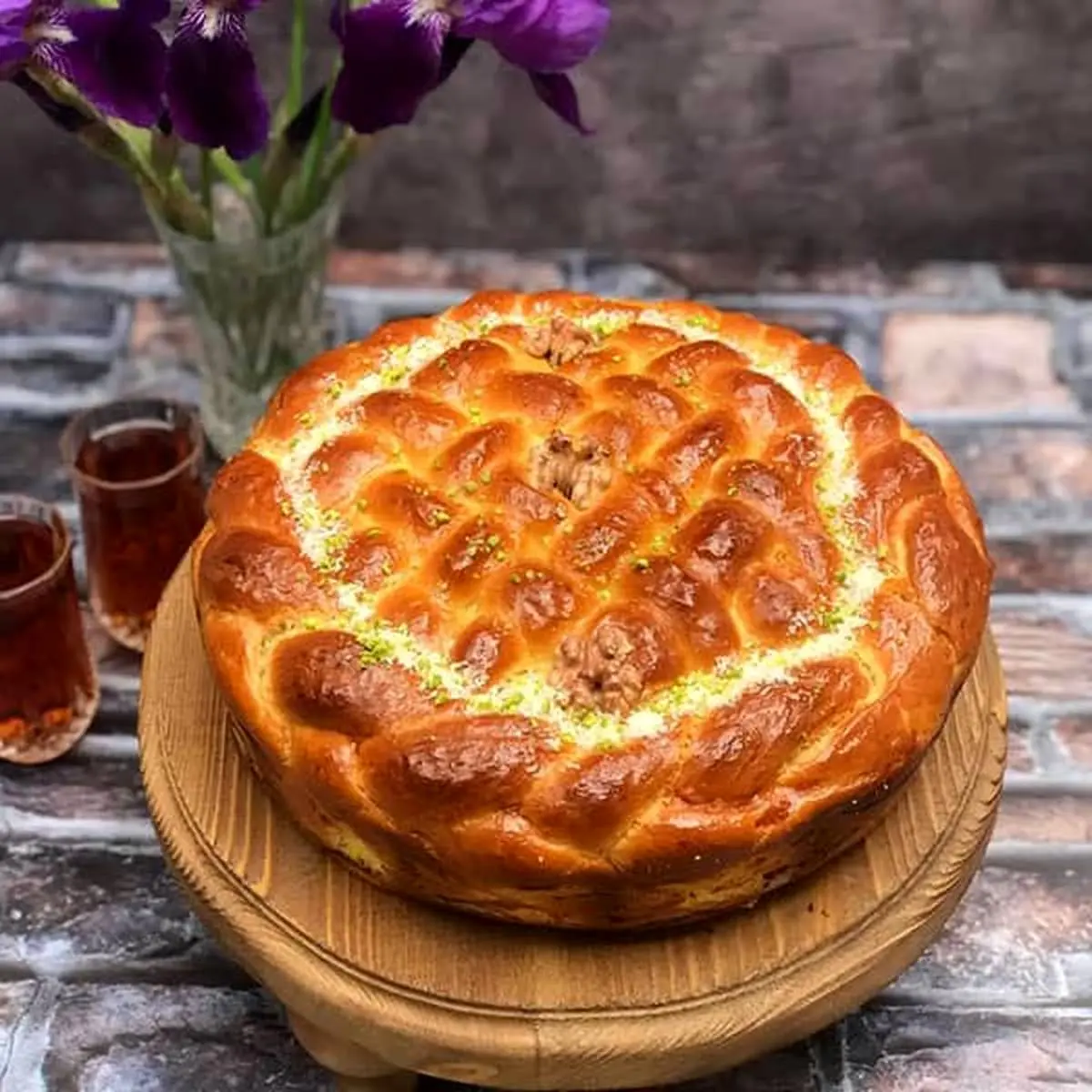 خوشمزه ترین نان دنیا رو برای افطارت درست کن | طرز تهیه نان رمضان تبریزی با طعمی عالی 