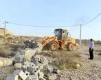 960مترمربع اراضی خالصه دولتی در روستای تورگان قشم رفع تصرف شد
