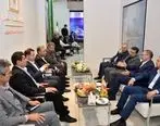 دیدار معاون اول رییس جمهور و وزیر صمت از محصولات دیجیتالی بانک صنعت معدن در نمایشگاه توانمندی های صادراتی ایران
