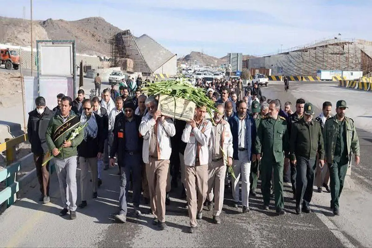 استقبال باشکوه از «شهید گمنام» در مس سرچشمه 