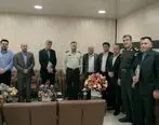 دیدار مدیرعامل شرکت پتروشیمی اروند با فرمانده انتظامی شهرستان بندر ماهشهر