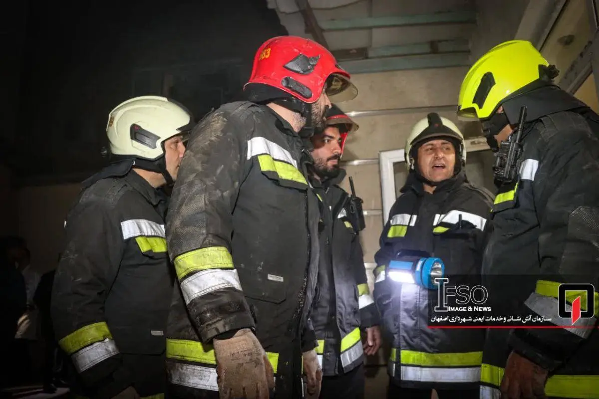 جزئیات آتش سوزی گسترده در بیمارستان آیت الله کاشانی اصفهان