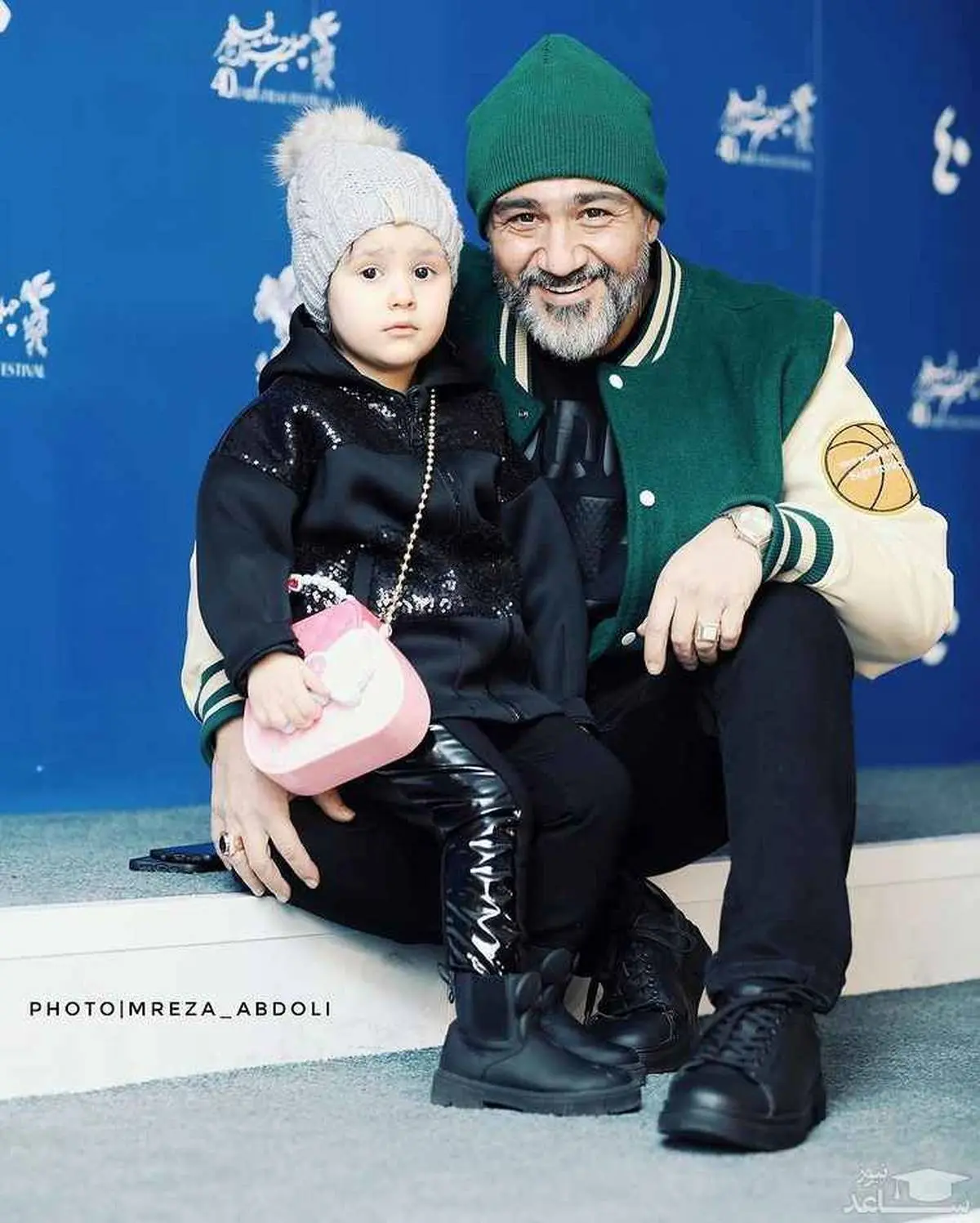 عکس جدید مهران غفوریان و دخترش 