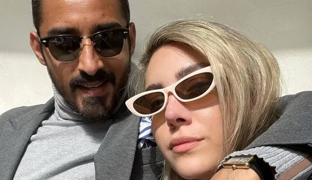عکس عاشقانه رضا قوچان نژاد و همسرش | قوچان نژاد با این عکس جواب شایعات را داد