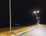 مشارکت در تکمیل پروژه بهساری و تامین روشنایی محور فرودگاه سیرجان