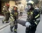 آتش‌سوزی هولناک در خیابان ولیعصر + جزئیات