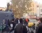 شادی یگان ویژه روی ماشین آب پاش | در خیابان های ایران محشر به پا شده! فیلم