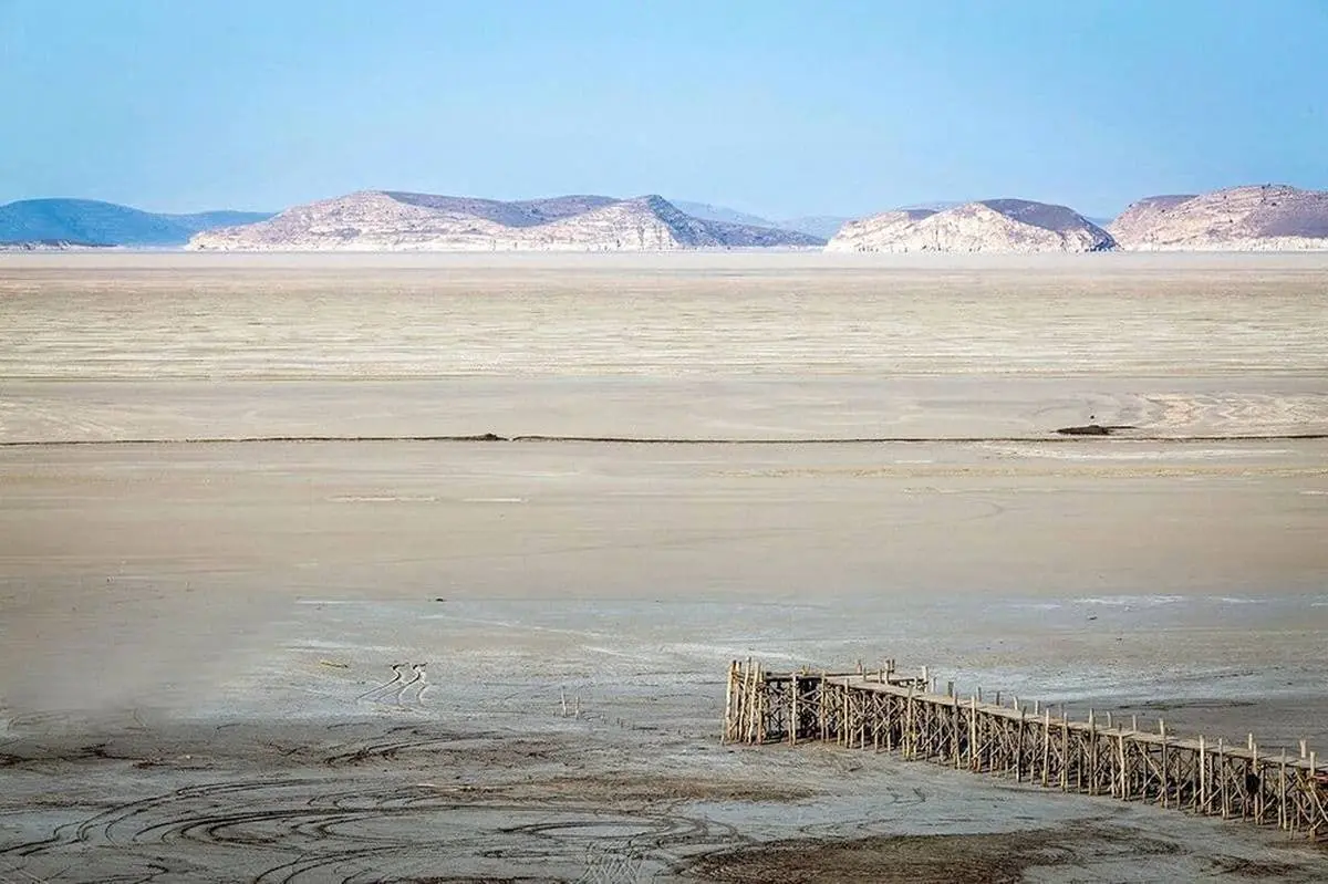 تصویر پربازدید و تلخ حذف دریاچه ارومیه از نقشه ایران!