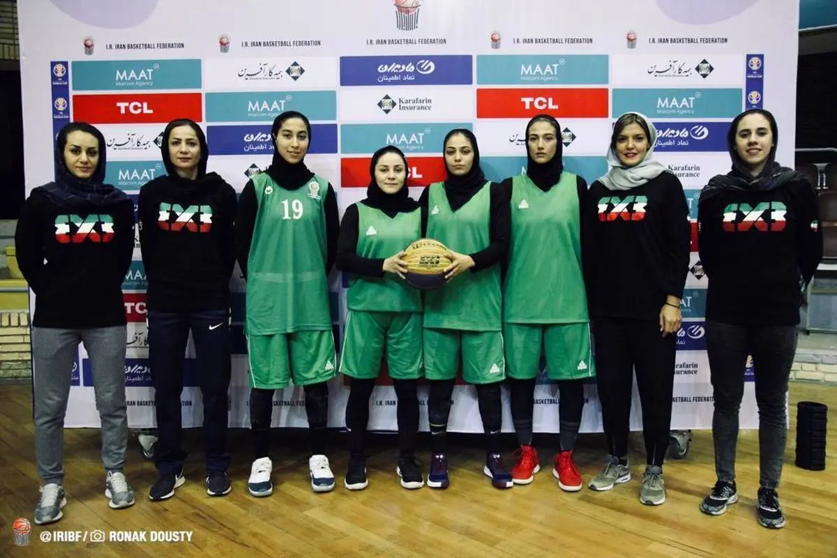 دختران بسکتبال ایران در راه چین