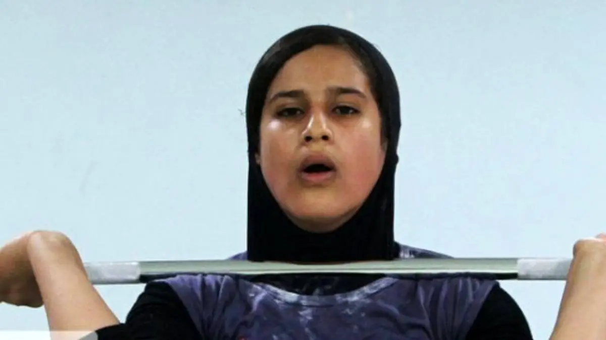 دختر وزنه بردار ایرانی تاریخ ساز شد + فیلم