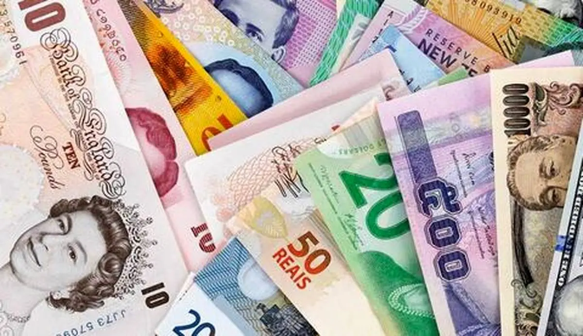کاهش نرخ رسمی ۷ ارز امروز ۱۳ بهمن ۱۴۰۰ اعلام شد