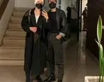 سلفی عاشقانه نوید محمدزاده و همسرش + عکس