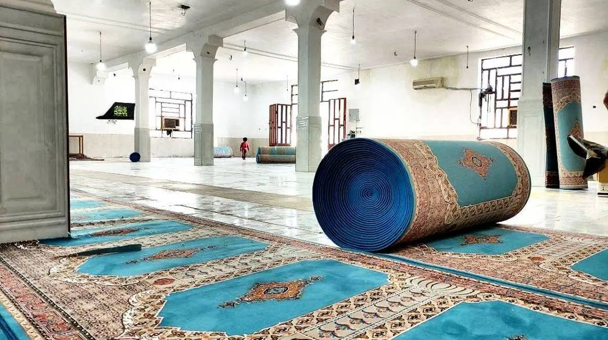 مساجد 5 روستای شهرستان هویزه به فرش سجاده ای مزین شد