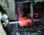 آتش سوزی مهیب در مرکز تجاری زیتون تهران + فیلم