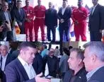 درخشش آتشنشانان پالایشگاه بندرعباس در واکنش سریع به حادثه اسکله شهید رجایی