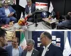 بازدید مدیر کل دفتر نظارت بر وزارت صمت از غرفه صبانور