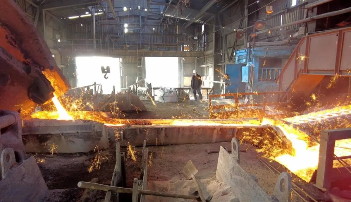 آغاز تعمیرات اساسی ماشین چدن ریزی کوره بلند ذوب آهن اصفهان