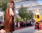 حضور عروسک های غول پیکر نمایش های آئینی گیلان زمین در نمایشگاه اکسپو دبی 2020
