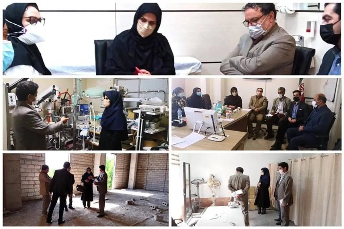 بازدید مشاور پزشکی و سلامت دبیرخانه شورایعالی از مراکز درمانی منطقه آزاد قشم