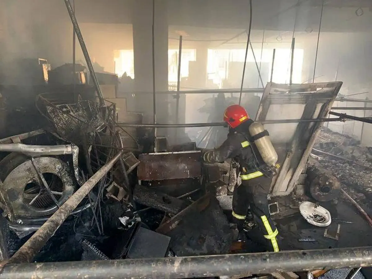 فوری | آتش سوزی در یک رستوران در کرج