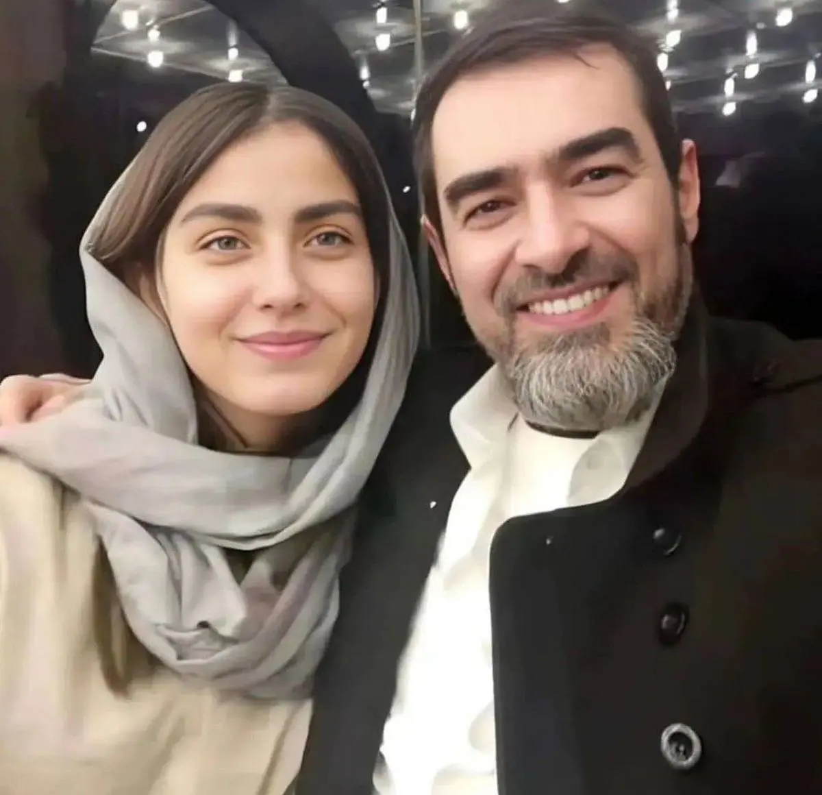 (عکس) تغییر چهره باورنکردنی همسر شهاب حسینی ! / پز دادن شهاب حسینی با همسر جوانش!