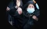 ضجه زدن مادر علی انصاریان در مراسم خاکسپاری پسرش + عکس