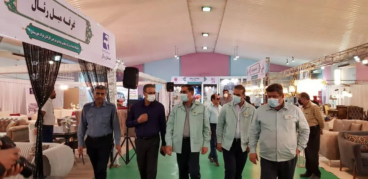 بازدید قائم مقام مدیرعامل شرکت فولاد خوزستان از نمایشگاه عیدانه شرکت تعاونی تولیدی توزیعی کارکنان