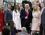 لباس لاکچری و گران قیمت همسر ترامپ هنگام خروج از کاخ سفید + عکس