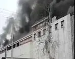 آتش سوزی وحشتناک در مجتمع الماس شرق + فیلم