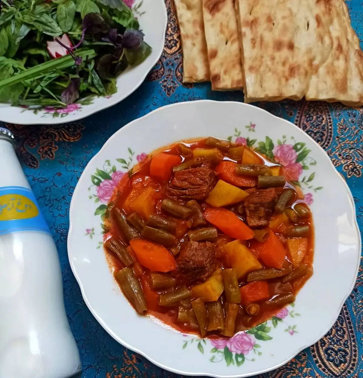 به این روشی که میگم خوراک لوبیا سبز درست کن | طرز تهیه خوراک لوبیا سبز + فیلم 