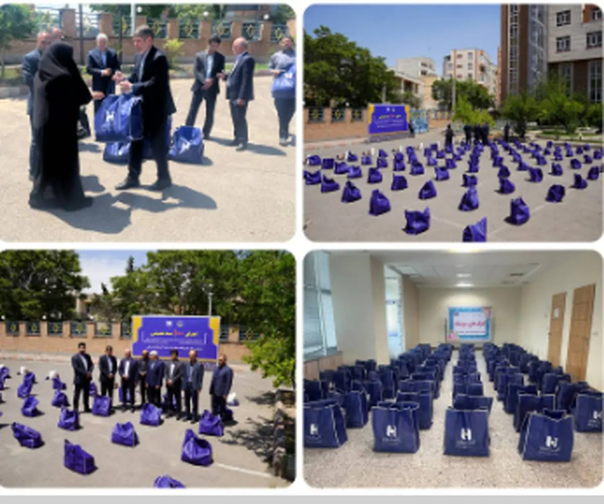 کارکنان بانک صادرات آذربایجانشرقی ۳ میلیارد ریال بسته معیشتی اهدا کردند