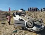 تصادف مرگبار در جاده داراب | کشته شدن سه نفر بر اثر واژگونی پژو
