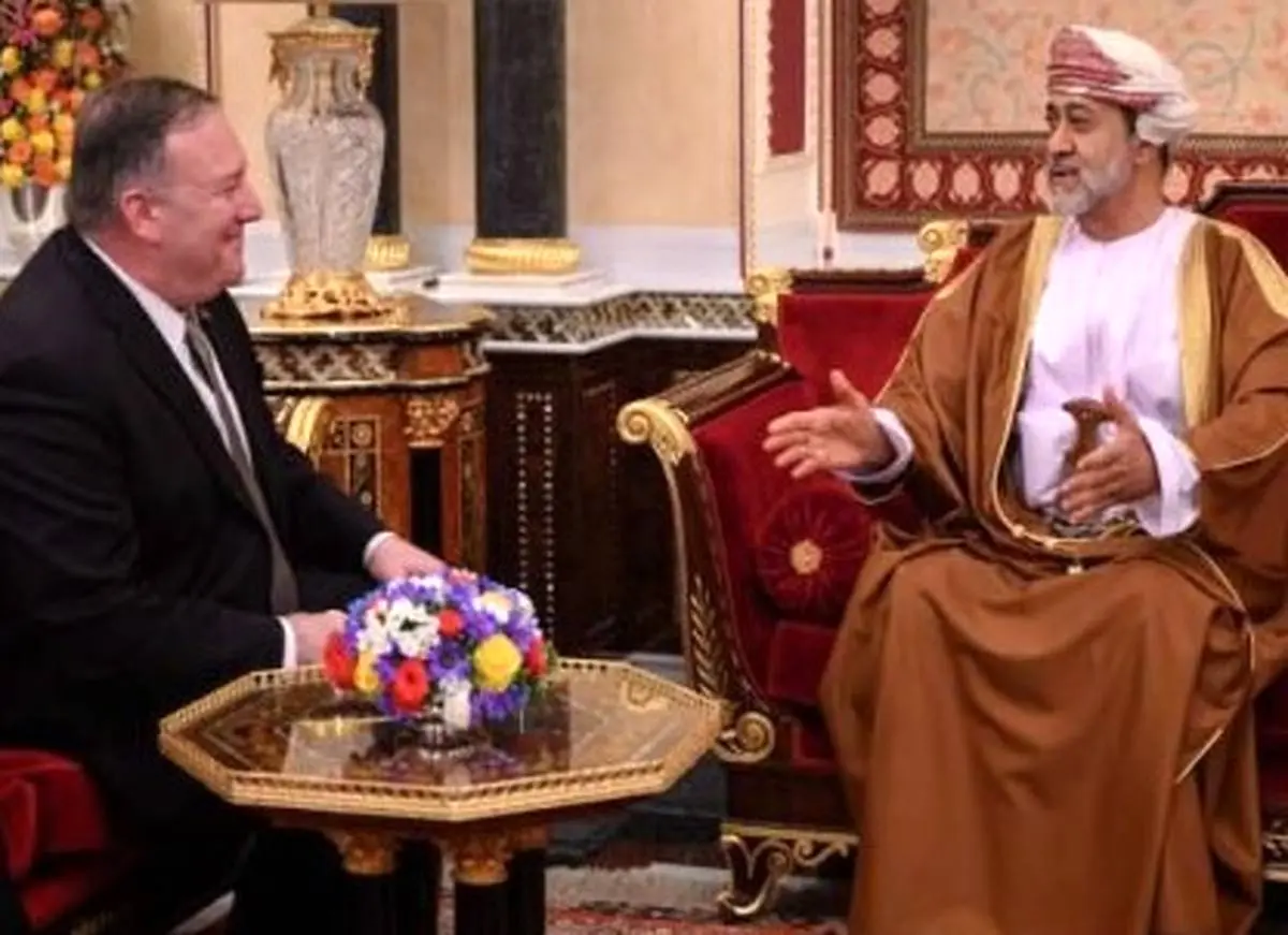 دیدار وزیر خارجه آمریکا با سلطان عُمان