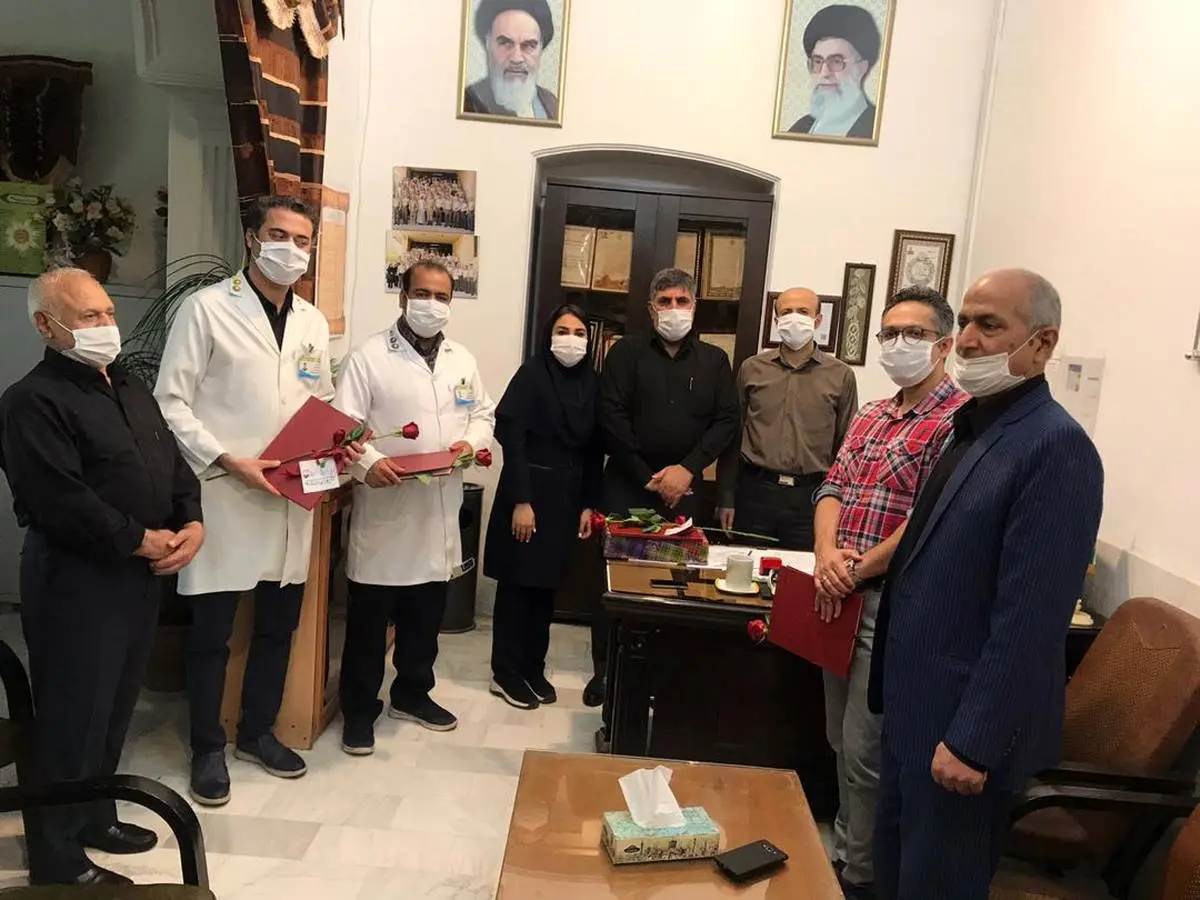 تقدیر از مدافعان سلامت توسط نمایندگان بیمه حکمت در استان گلستان