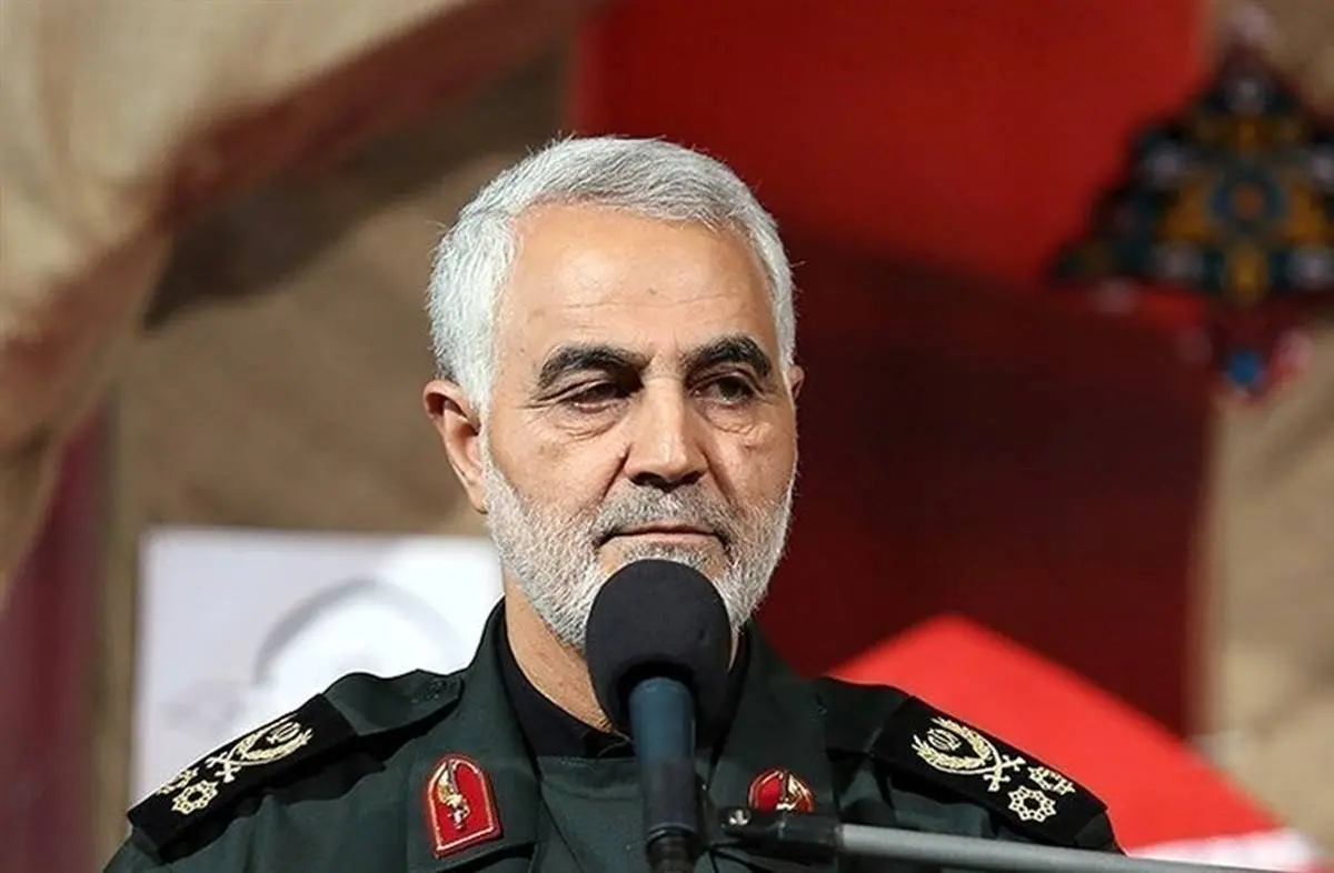 واکنش سردار سلیمانی به آتش‌زدن پرچم ایران