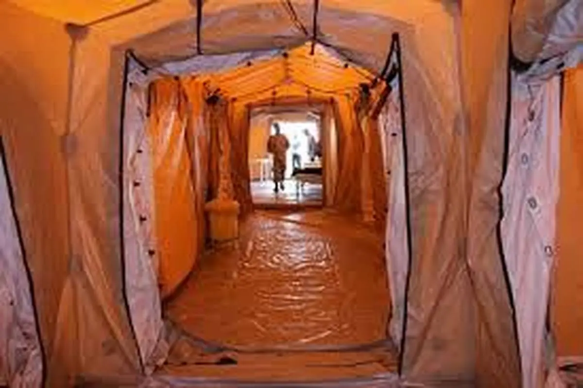 همیاری مجتمع مس سونگون در راه اندازی بیمارستان صحرایی نیروی زمینی ارتش در ورزقان