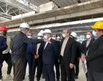 مشاور رئیس جمهور از پروژه در حال احداث «ترمینال جدید فرودگاه کیش» بازدید کرد